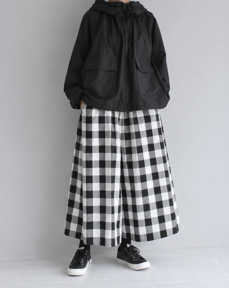 Oversized Hooded Jacket in Black