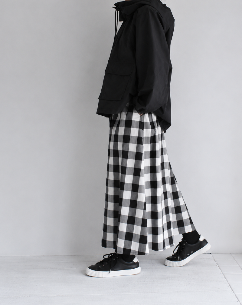 Oversized Hooded Jacket in Black