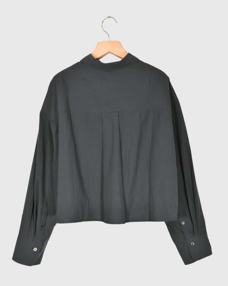 Cropped Shirt in DarkGray