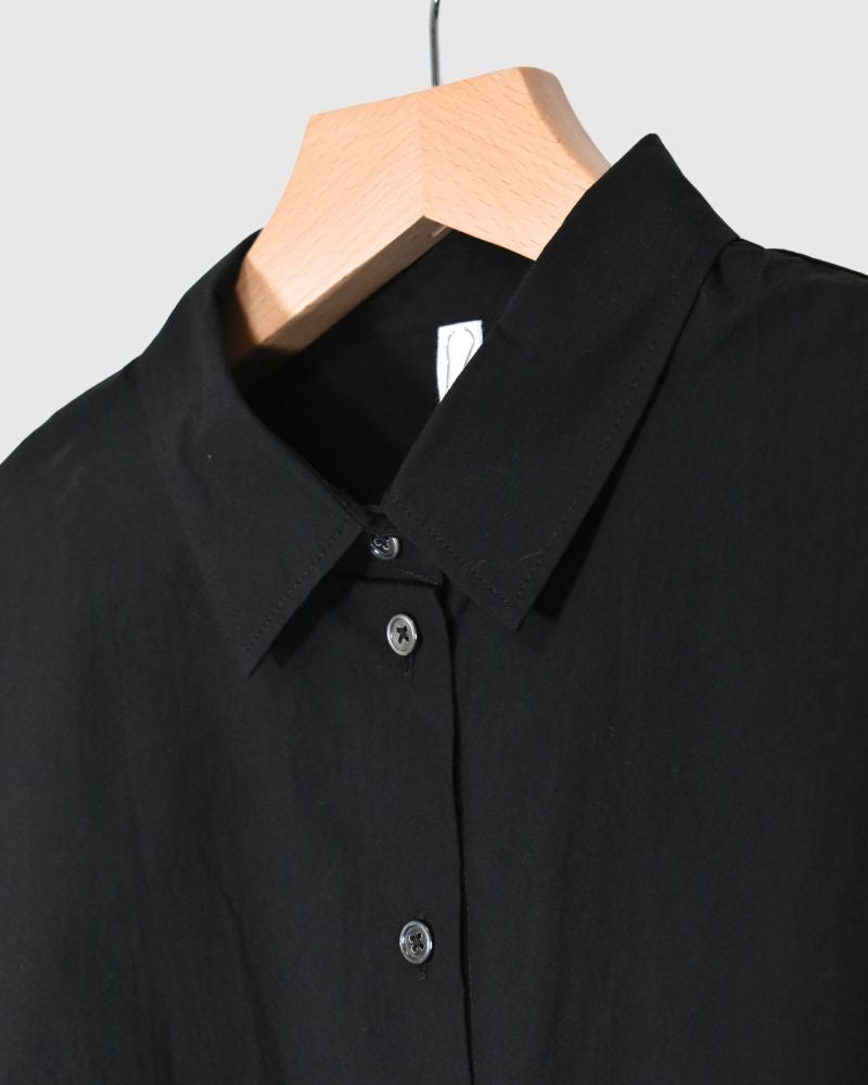 Cropped Shirt in Black