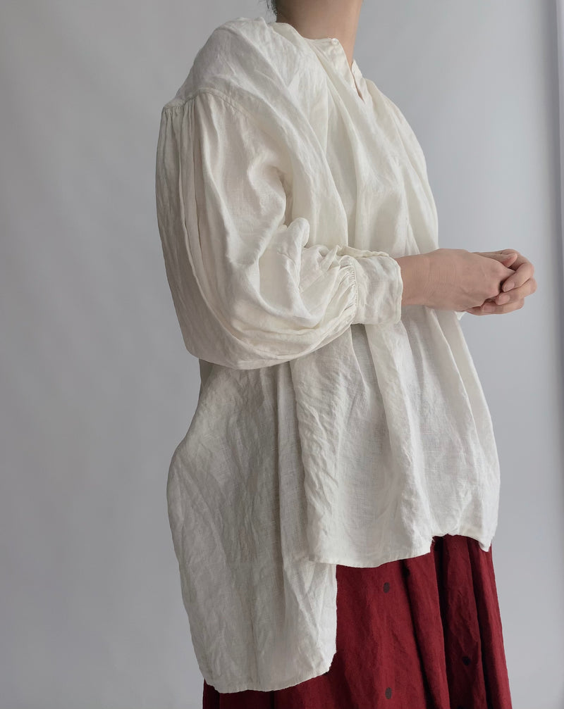 Lithuanian Linen Gather Tunic