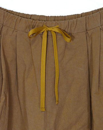 SOLEIL LINEN KLIMT PANTS in Khaki Beige