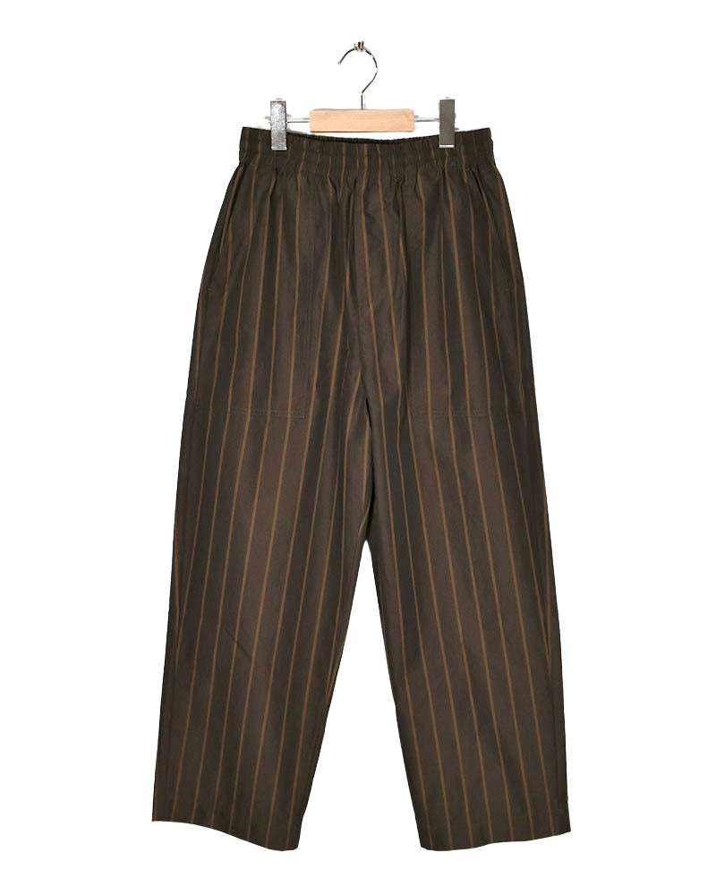 HARBY-W Easy Pants in Brown Stripe