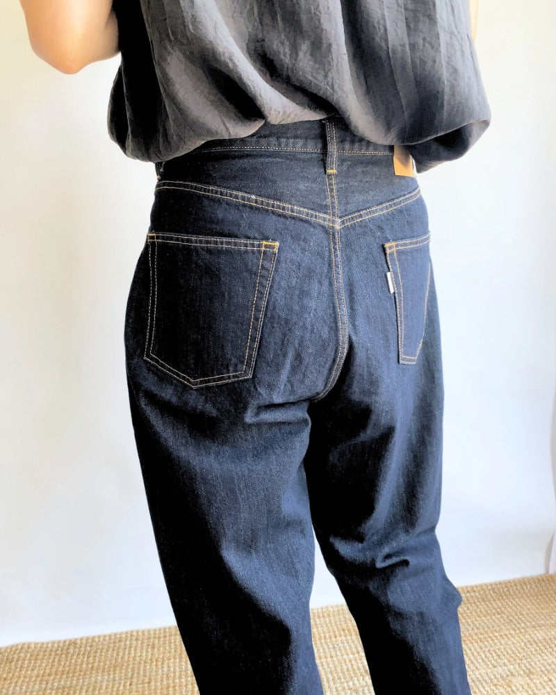 WIDE STRAIGHT DENIM'VEY' in One Wash