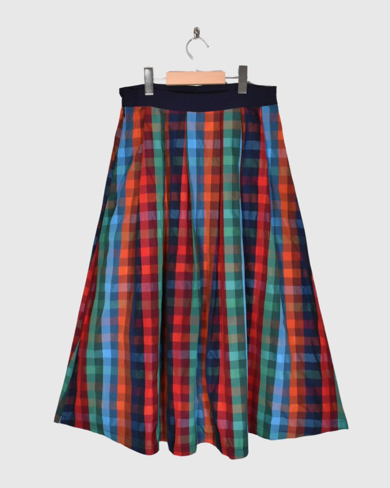 CHECK A LINE SKIRT 'FELINA' in Multi