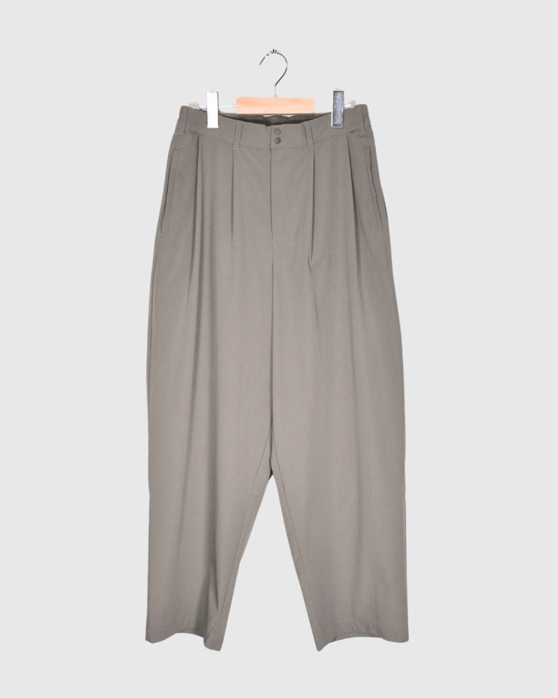 4WAY STRETCH COCOON PANTS 'HAPI' in Grayge