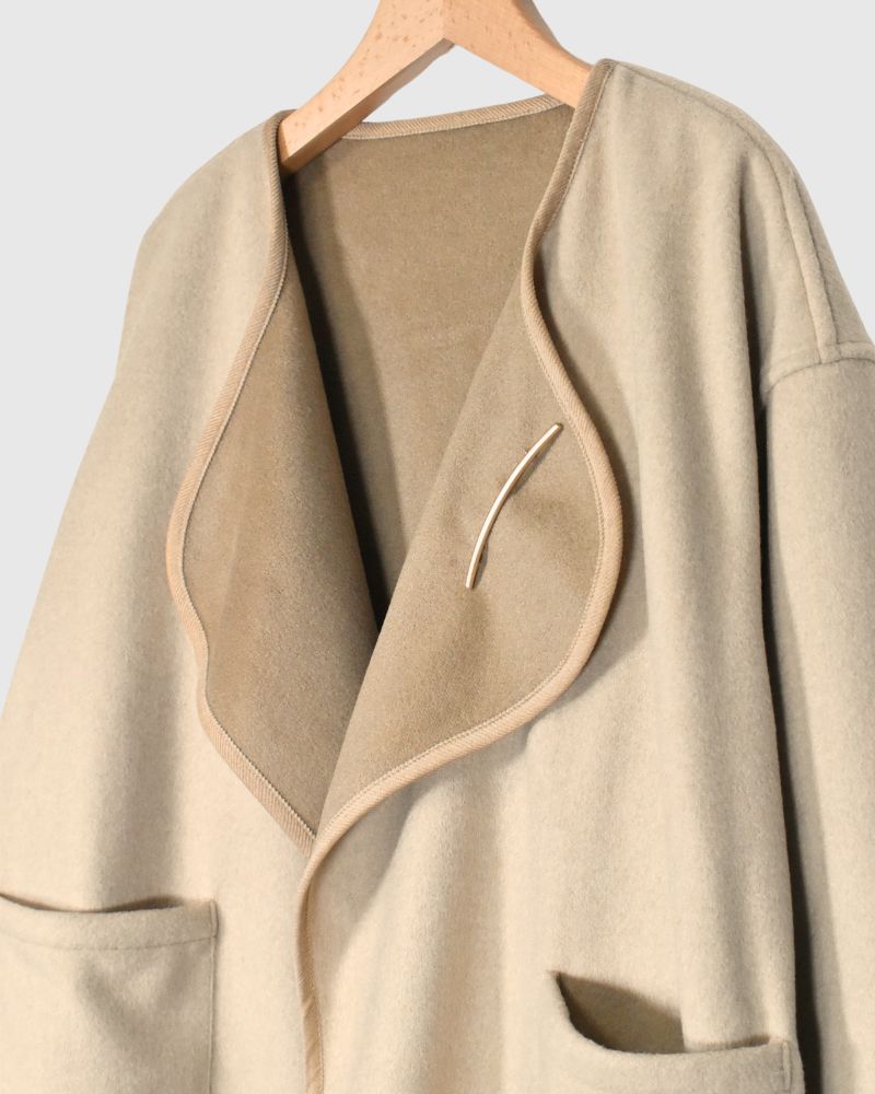 4WAY REVERSIBLE COAT 'KALIE' in Beige