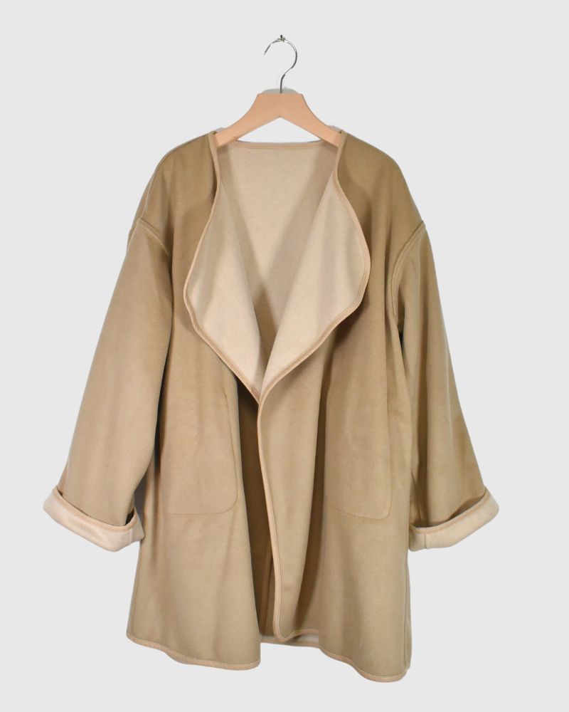 4WAY REVERSIBLE COAT 'KALIE' in Beige