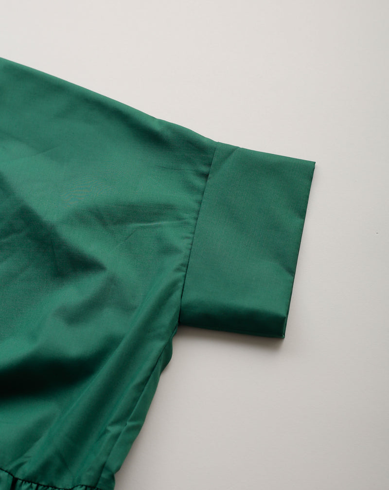 WIDE DESIGN DRESS 'MIIA' in Green