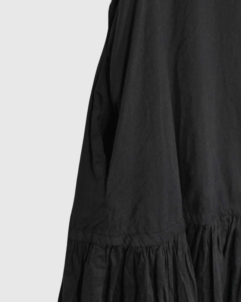 Frill Inner Tunic in Black