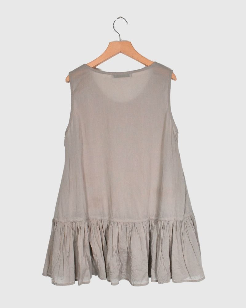 Frill Inner Tunic in Gryge