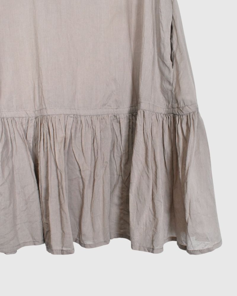 Frill Inner Tunic in Gryge
