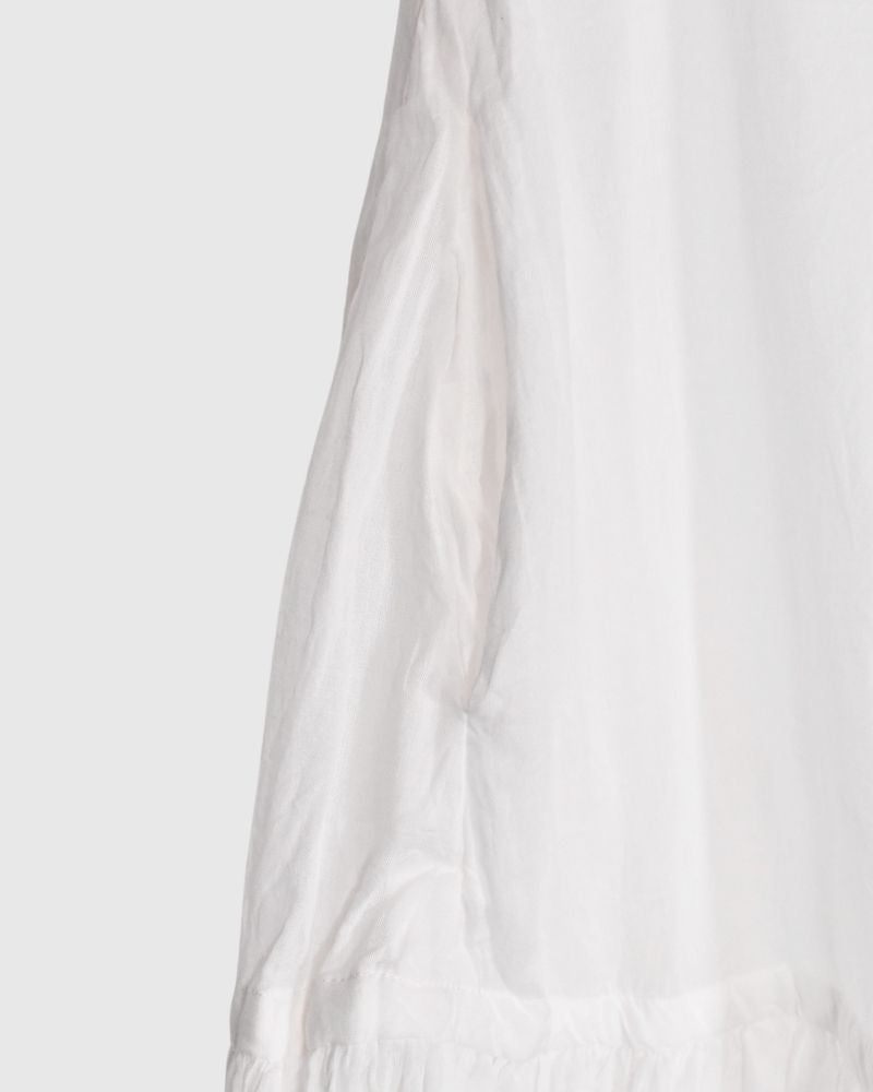 Frill Inner Tunic in White