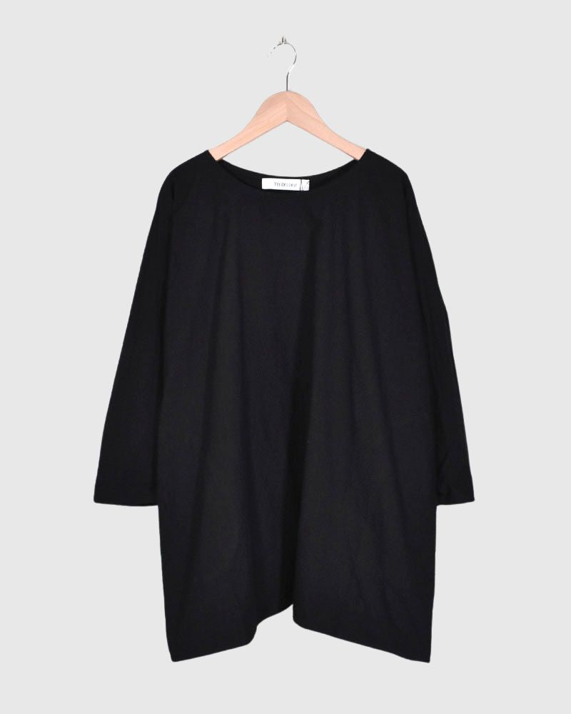 PLAIN TUNIC in Black