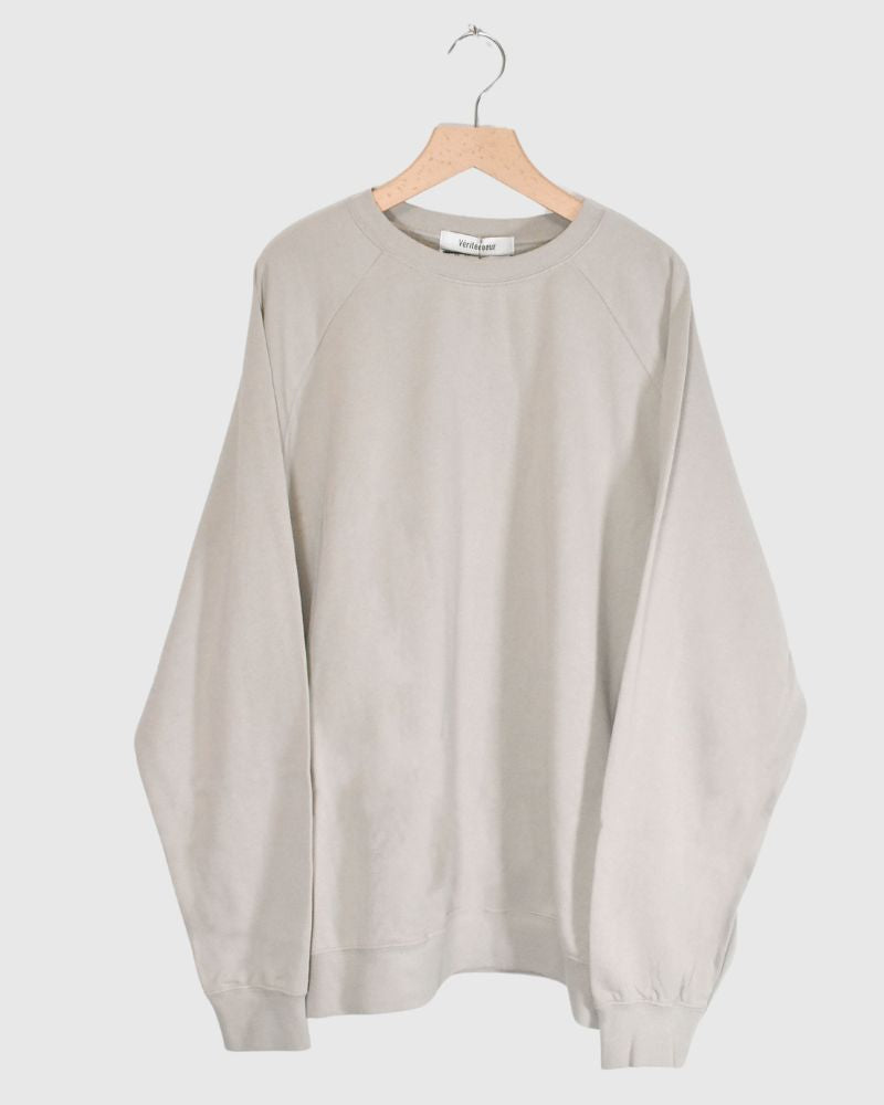 Lined Sweatshirt in Beige