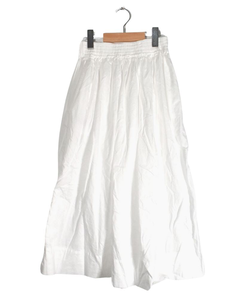 Sheerling Skirt in White