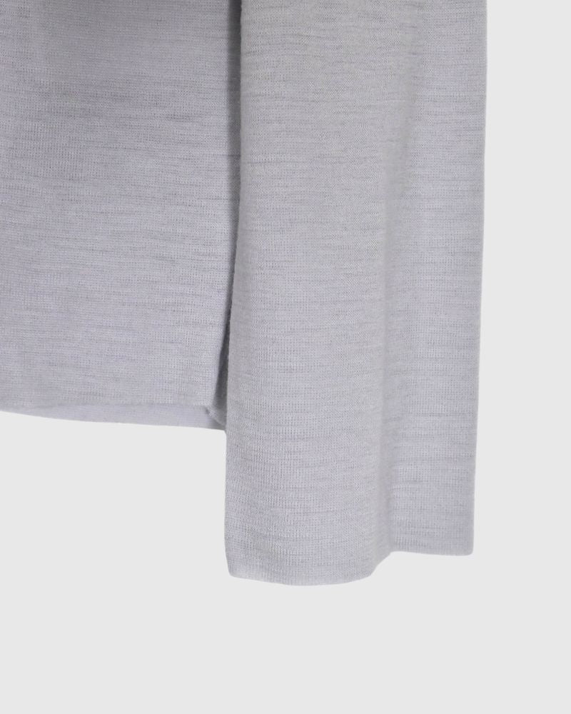 Slim fit high neck in LightGray