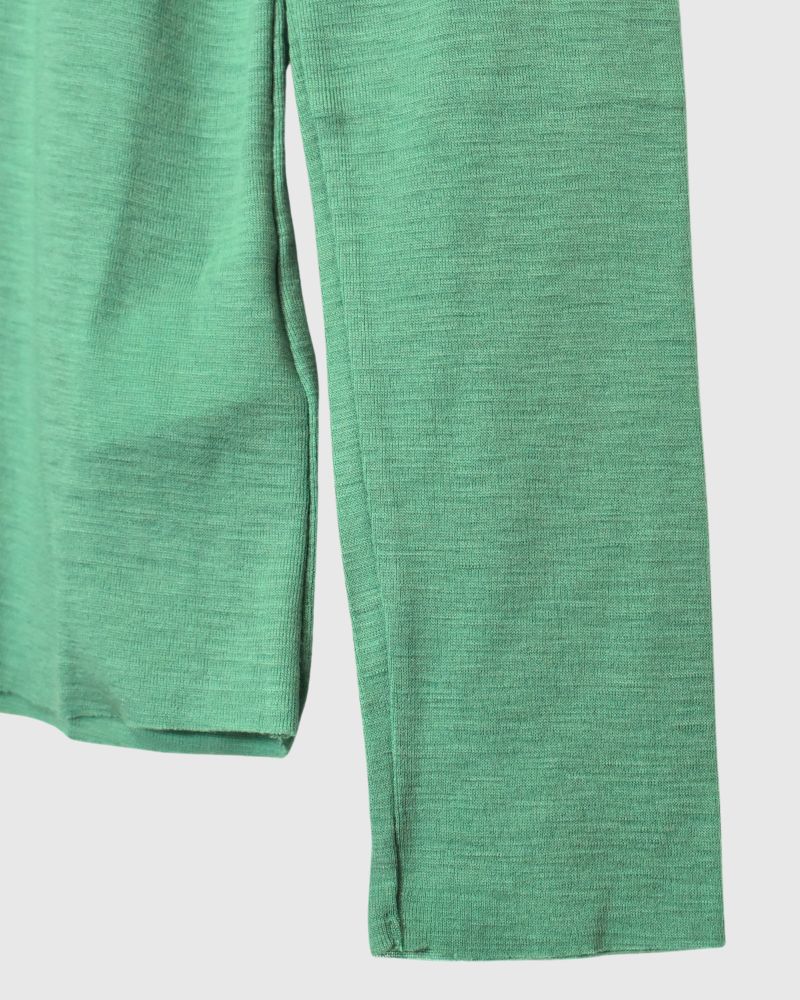 Slim fit high neck in Green