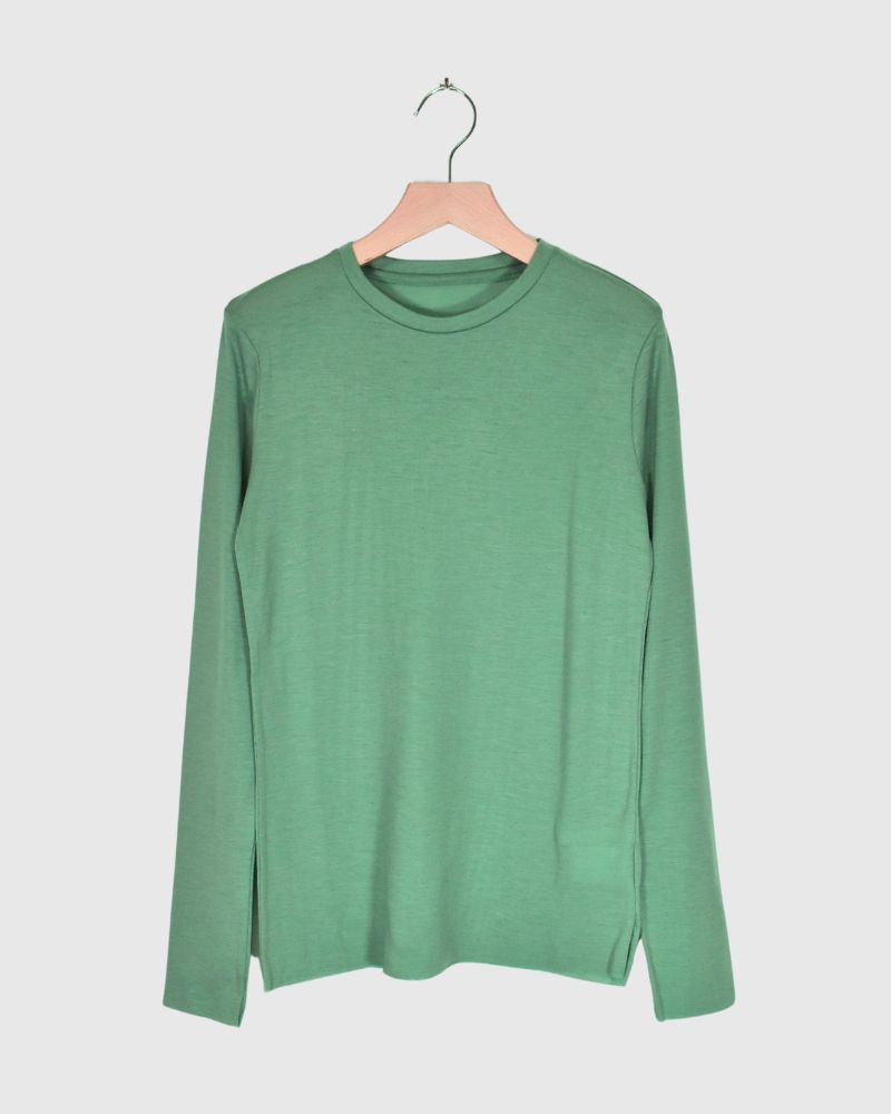 Slim fit crew neck in Green