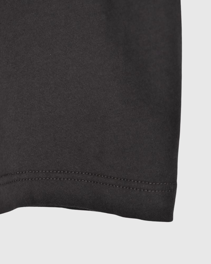 HIGH TWIST TWILL PULLOVER in Charcoal