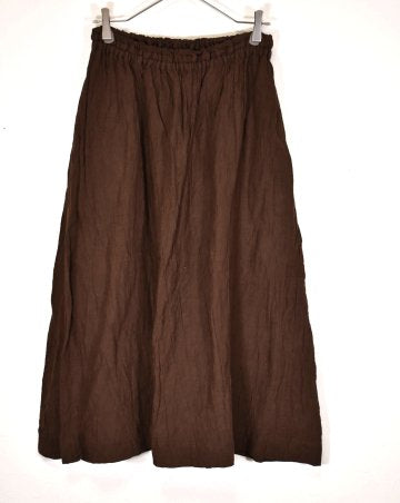 ichi Antiquite's LINEN Skirt Brown – Miel.jp