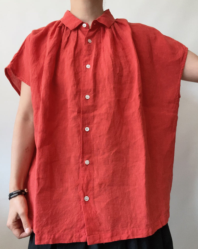 Linen Tuck Shirt